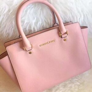 Michael kors purse selma satchel bag medium size crossbody NWT